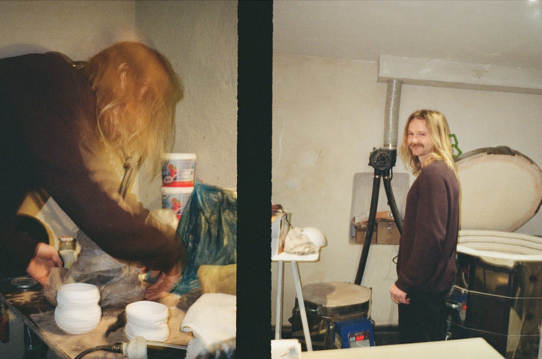 Taylor in the studio